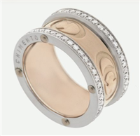 Anello Chimento Donna Logo in Oro rosa Diamante 0.74 Ct 82431267 - 82431267